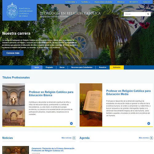 Proyecto Pedagogía en Religión Católica UC desarrollado por Urantiacos