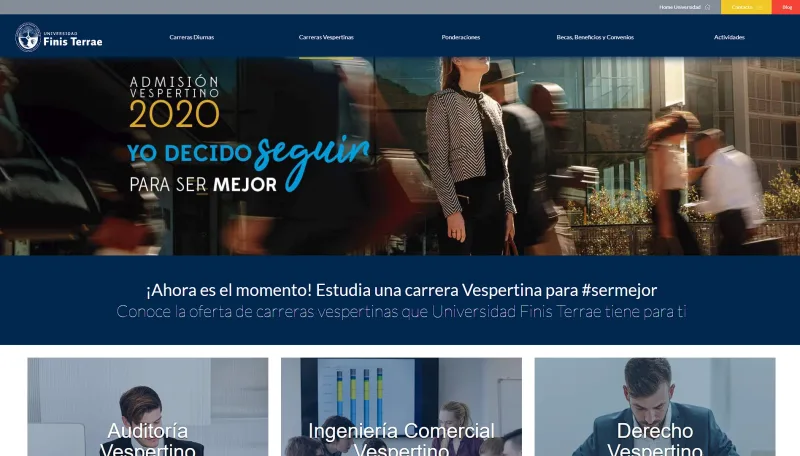 Pantalla 5 de Admisión UFT