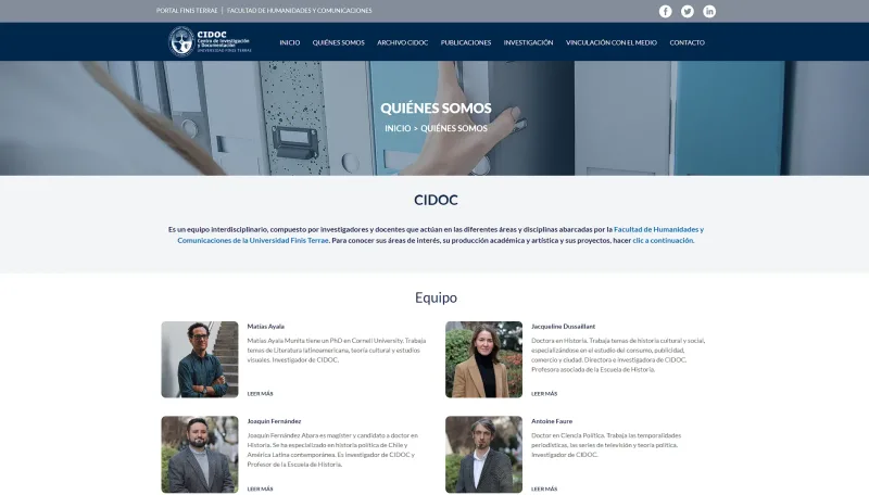 Pantalla 2 de CIDOC UFT