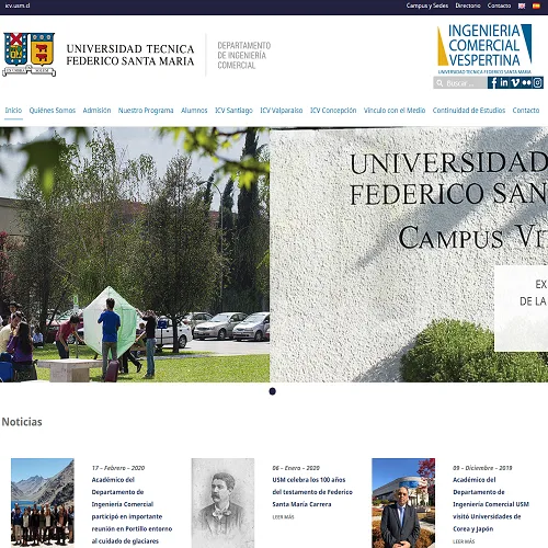 Proyecto Ingeniería Comercial Vespertina USM desarrollado por Urantiacos