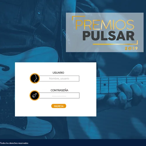 Proyecto Plataforma Premios Pulsar SCD desarrollado por Urantiacos