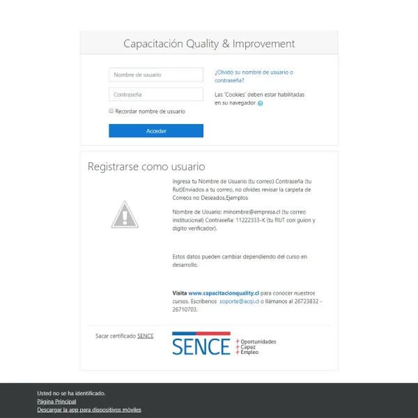 Proyecto Actualización Moodle Capacitación Quality desarrollado por Urantiacos