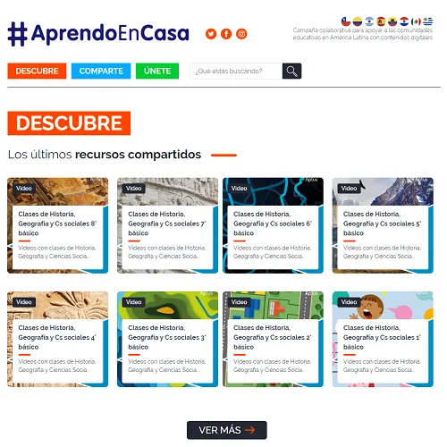 Proyecto Aprendo en casa desarrollado por Urantiacos