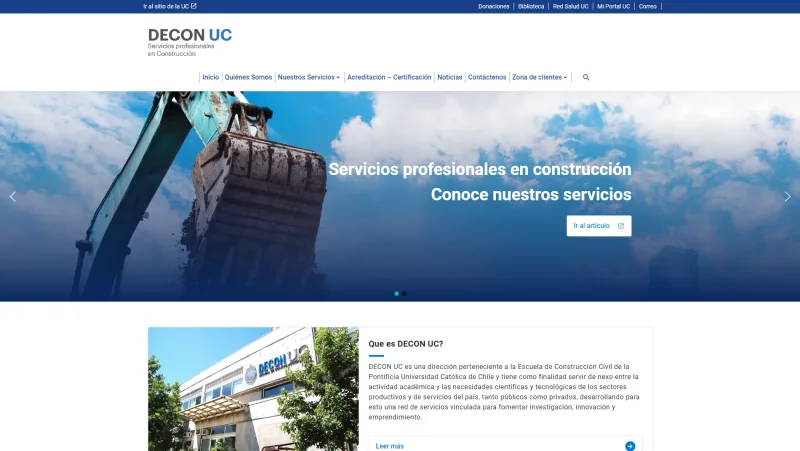 Proyecto DECON UC desarrollado por Urantiacos