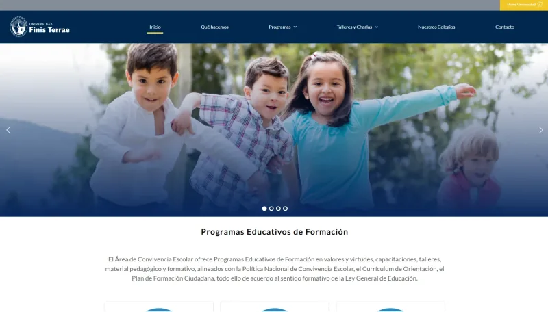 Pantalla 2 de Convivencia Escolar UFT