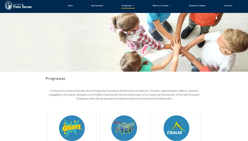 Pantalla 5 de Convivencia Escolar UFT