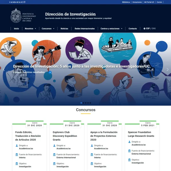 Proyecto Dirección de Investigación UC desarrollado por Urantiacos