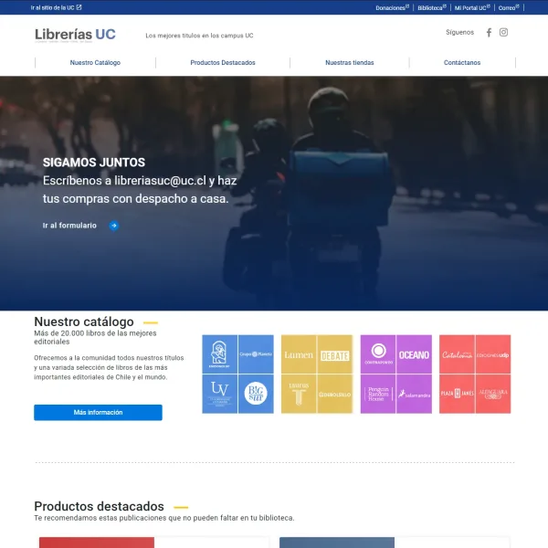 Proyecto Librerías UC desarrollado por Urantiacos