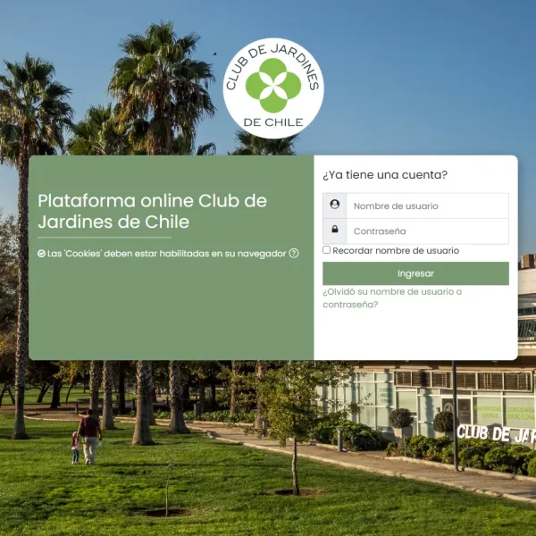 Proyecto Moodle Club de Jardines de Chile desarrollado por Urantiacos