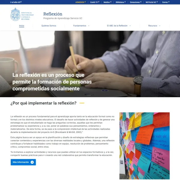 Proyecto Programa de Aprendizaje Servicio UC desarrollado por Urantiacos