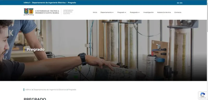 Pantalla 3 de Departamento de Ingeniería Eléctrica