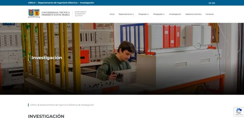 Pantalla 5 de Departamento de Ingeniería Eléctrica