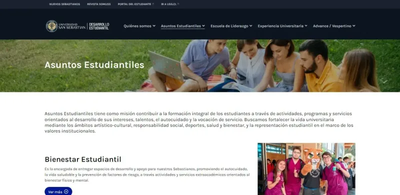 Pantalla 6 de Vida Universitaria USS