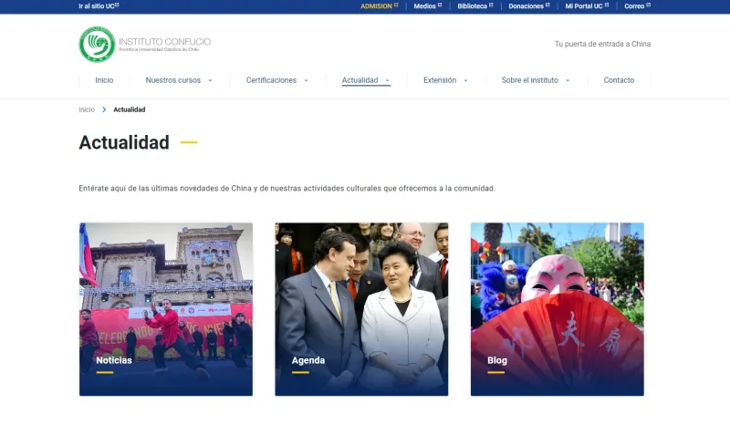 Pantalla 6 de Instituto Confucio