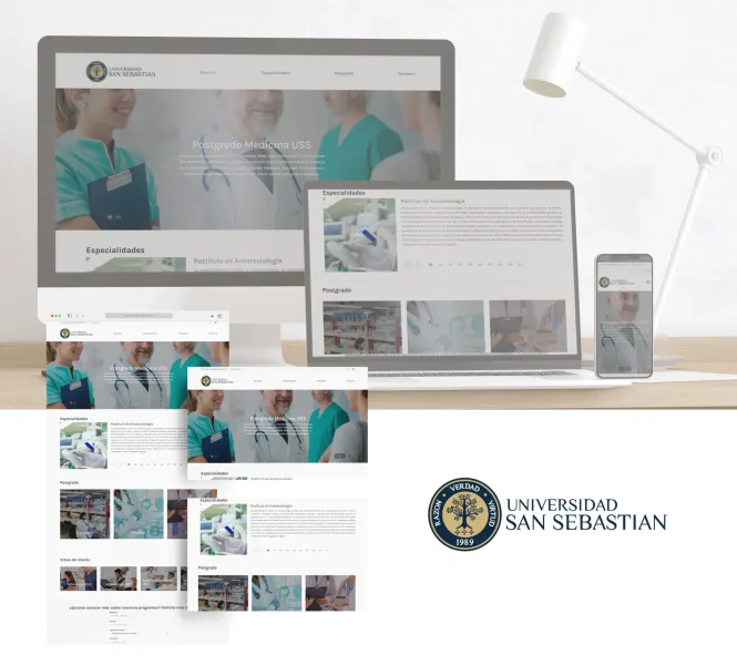 Proyecto Postgrado Medicina USS desarrollado por Urantiacos