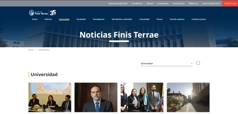 Pantalla 3 de Noticias Finis Terrae