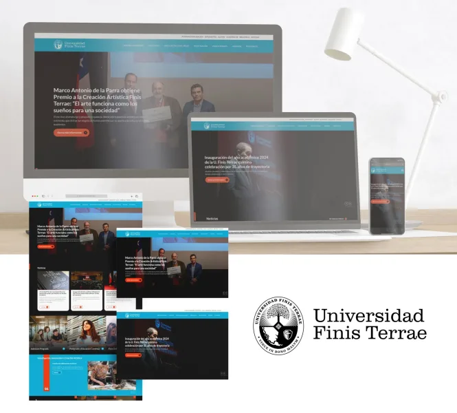 Proyecto Portal de la universidad Finis Terrae desarrollado por Urantiacos