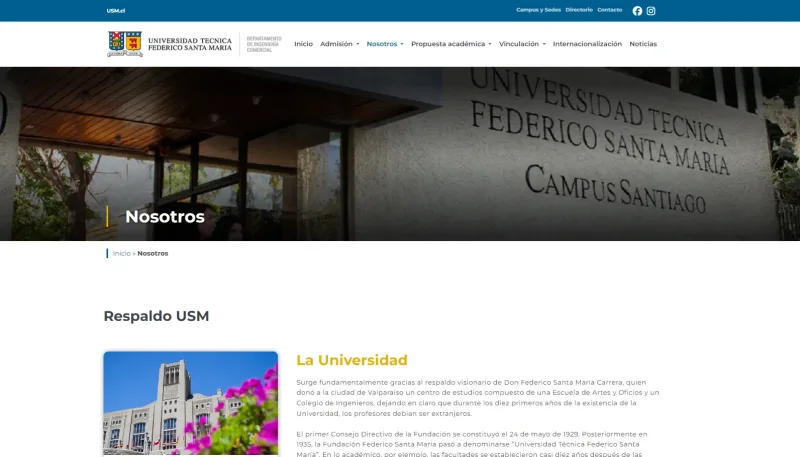 Pantalla 3 de MBA USM