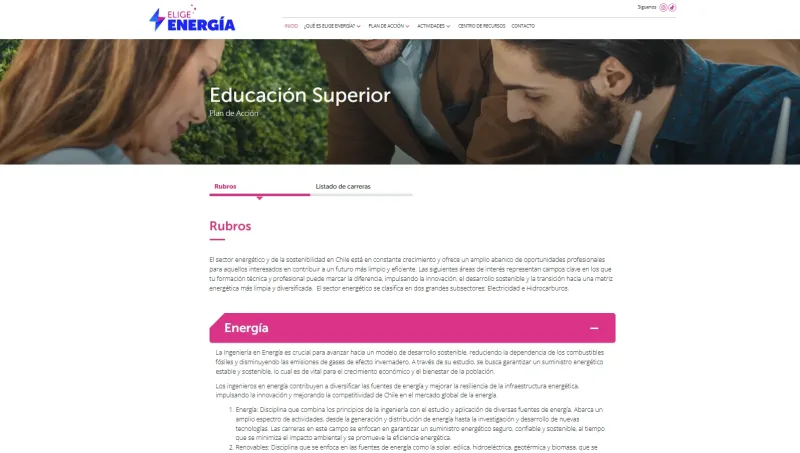 Pantalla 6 de Elige Energía