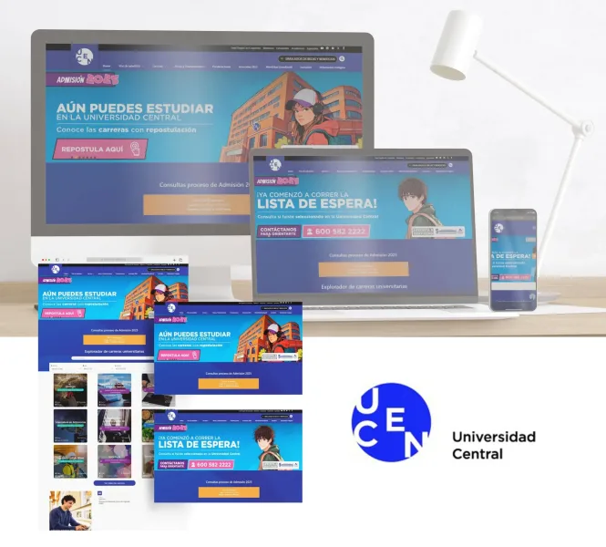 Proyecto Admisión UCENTRAL desarrollado por Urantiacos