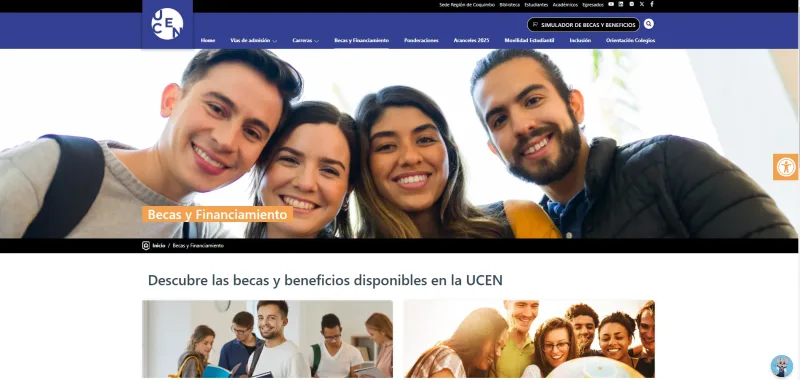Pantalla 6 de Admisión UCENTRAL