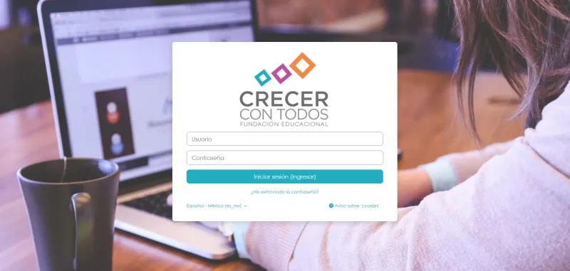 Proyecto Moodle Fundación Crecer Con Todos desarrollado por Urantiacos