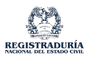 Logo de Registraduría Nacional - Colombia