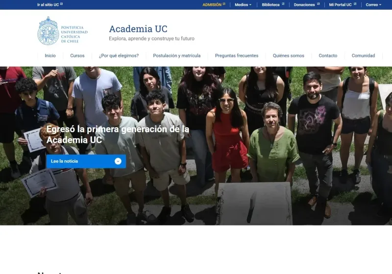Pantalla 1 de Academia UC