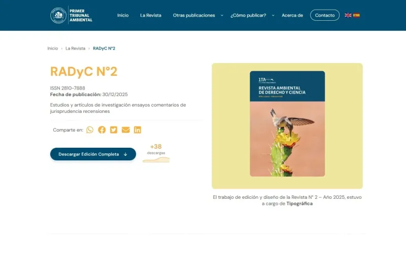 Pantalla 4 de Revista Ambiental