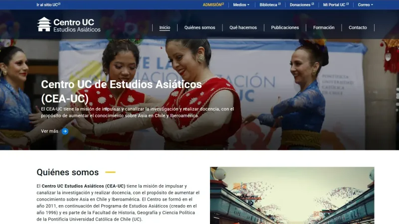 Pantalla 1 de Centro de Estudios Asiáticos