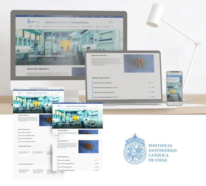 Proyecto Laboratory of Surface Functionalization desarrollado por Urantiacos